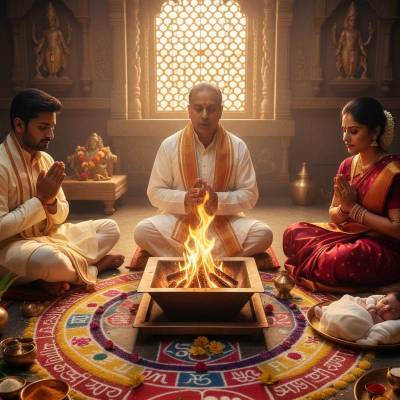 Gandmool Dosh Puja in Sungai Petani